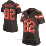 Camiseta NFL Game Mujer Cleveland Browns Newsome Marron
