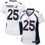 Camiseta NFL Game Mujer Denver Broncos Harris Jr Blanco