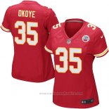 Camiseta NFL Game Mujer Kansas City Chiefs Okoye Rojo