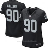 Camiseta NFL Game Mujer Las Vegas Raiders Williams Negro