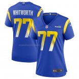 Camiseta NFL Game Mujer Los Angeles Rams Andrew Whitworth Azul