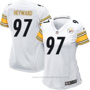 Camiseta NFL Game Mujer Pittsburgh Steelers Heyward Blanco