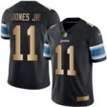Camiseta NFL Gold Legend Detroit Lions Jones Jr Negro