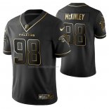Camiseta NFL Limited Atlanta Falcons Takkarist Mckinley Golden Edition Negro