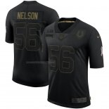 Camiseta NFL Limited Indianapolis Colts Nelson 2020 Salute To Service Negro