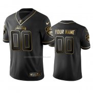 Camiseta NFL Limited Jacksonville Jaguars Personalizada Golden Edition Negro