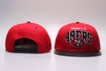Gorra San Francisco 49ers Snapbacks Rojo Negro