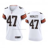 Camiseta NFL Game Mujer Cleveland Browns Charley Hughlett 2020 Blanco