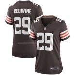 Camiseta NFL Game Mujer Cleveland Browns Sheldrick Redwine Marron