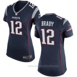 Camiseta NFL Game Mujer New England Patriots Brady Negro