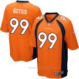 Camiseta NFL Game Nino Denver Broncos Gotsis Naranja