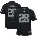 Camiseta NFL Game Nino Las Vegas Raiders Josh Jacobs Negro