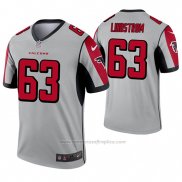 Camiseta NFL Legend Atlanta Falcons 63 Chris Lindstrom Inverted Gris