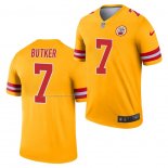 Camiseta NFL Legend Kansas City Chiefs Harrison Butker Inverted Oro
