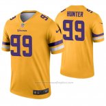 Camiseta NFL Legend Minnesota Vikings 99 Danielle Hunter Inverted Oro