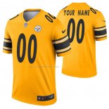 Camiseta NFL Legend Pittsburgh Steelers Personalizada Amarillo