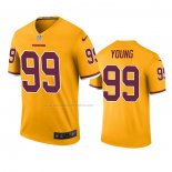 Camiseta NFL Legend Washington Redskins Chase Young Oro Color Rush