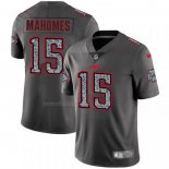 Camiseta NFL Limited Kansas City Chiefs Mahomes Static Fashion Gris