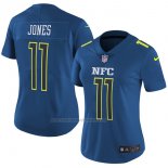 Camiseta NFL Mujer Pro Bowl NFC Jones 2017 Azul