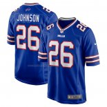 Camiseta NFL Game Buffalo Bills Ty Johnson 26 Azul