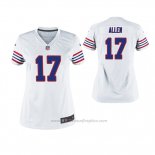 Camiseta NFL Game Mujer Bills Josh Allen Throwback Blanco