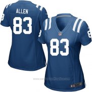 Camiseta NFL Game Mujer Indianapolis Colts Allen Azul