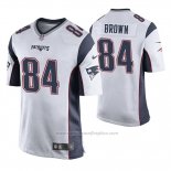 Camiseta NFL Game New England Patriots Antonio Brown Blanco
