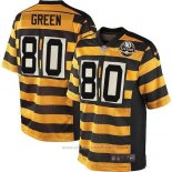 Camiseta NFL Game Nino Pittsburgh Steelers Green Amarillo