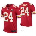 Camiseta NFL Legend Kansas City Chiefs Jordan Lucas Rojo Color Rush