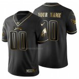 Camiseta NFL Limited Philadelphia Eagles Personalizada Golden Edition Negro