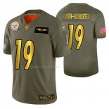 Camiseta NFL Limited Pittsburgh Steelers Juju Smith Schuster 2019 Salute To Service Verde