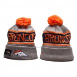 Gorro Beanie Denver Broncos Naranja Gris