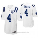 Camiseta NFL Game Indianapolis Colts Adam Vinatieri Blanco 35th Anniversary
