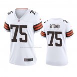 Camiseta NFL Game Mujer Cleveland Browns Joel Bitonio 2020 Blanco