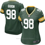 Camiseta NFL Game Mujer Green Bay Packers Guion Verde Militar