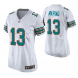 Camiseta NFL Game Mujer Miami Dolphins Dan Marino Throwback Blanco