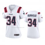 Camiseta NFL Game Mujer New England Patriots Rex Burkhead 2020 Blanco