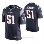 Camiseta NFL Game New England Patriots Ja'whaun Bentley Azul