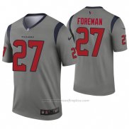 Camiseta NFL Legend Houston Texans 27 D'onta Foreman Inverted Gris