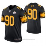 Camiseta NFL Legend Pittsburgh Steelers T.j. Watt Negro Color Rush