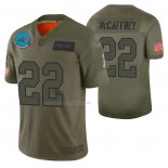 Camiseta NFL Limited Carolina Panthers Christian Mccaffrey 2019 Salute To Service Verde