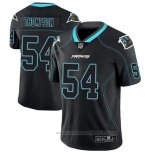 Camiseta NFL Limited Carolina Panthers Shaq Thompson Negro Color Rush 2018 Lights Out