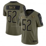 Camiseta NFL Limited Denver Broncos Khalil Mack 2021 Salute To Service Verde