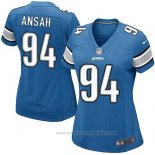 Camiseta NFL Game Mujer Detroit Lions Ansah Azul