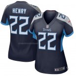 Camiseta NFL Game Mujer Tennessee Titans Derrick Henry Azul