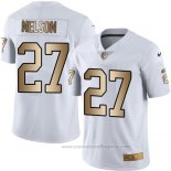 Camiseta NFL Gold Legend Las Vegas Raiders Nelson Blanco