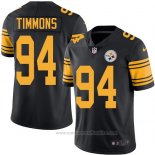 Camiseta NFL Legend Pittsburgh Steelers Timmons Negro