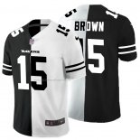 Camiseta NFL Limited Baltimore Ravens Brown Black White Split