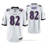 Camiseta NFL Game Baltimore Ravens Shannon Sharpe Blanco