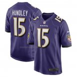 Camiseta NFL Game Baltimore Ravens Brett Hundley Violeta